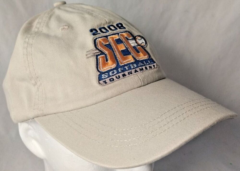 2008 SEC Softball Tournament Baton Rouge Adjustable Strapback Hat/Cap-EXCELLENT!